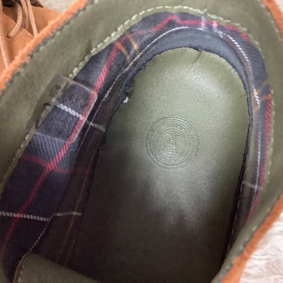 Barbour Mason Brown Sand Suede Mens Lace Up Chukka Boot Sneaker 10 - Picture 8 of 9